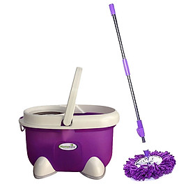 Mua Bộ Lau Nhà Lồng Inox Homeeasy Supper Price 360 - 666 (Tím)